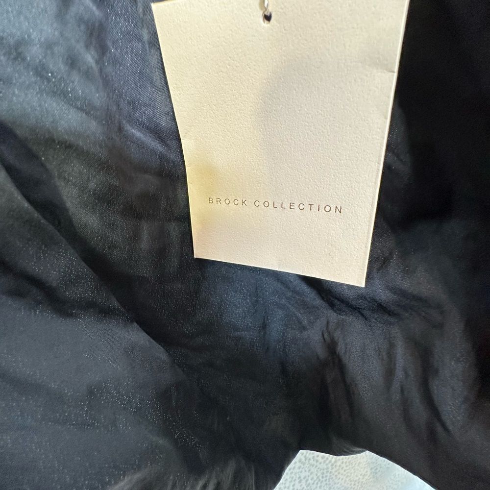 Brock Collection Black Ribes Peplum Tank Top | Size 8 - Picture 9 of 11